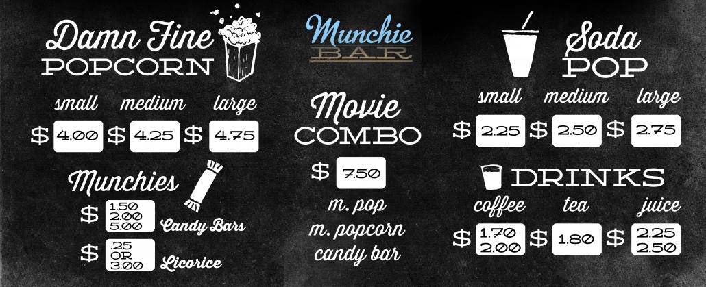 MUN Menu PriceList WEB