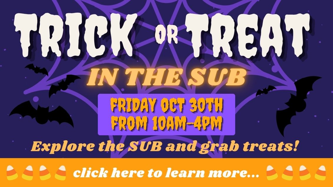 (web slider) Treat or Treat in the SUB - 2026